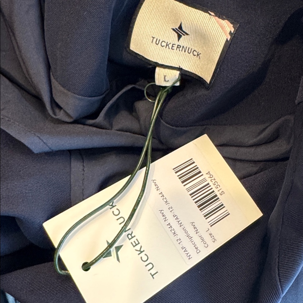 Tuckernuck Navy Octavia Wrap Blazer Belted Tailored Jacket Size L NWT Workwear - Picture 12 of 12